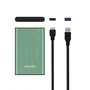 Aisens ASE-2525SGN Caja Externa para Disco Duro 2.5'' SATA USB 3.0 Verde primavera